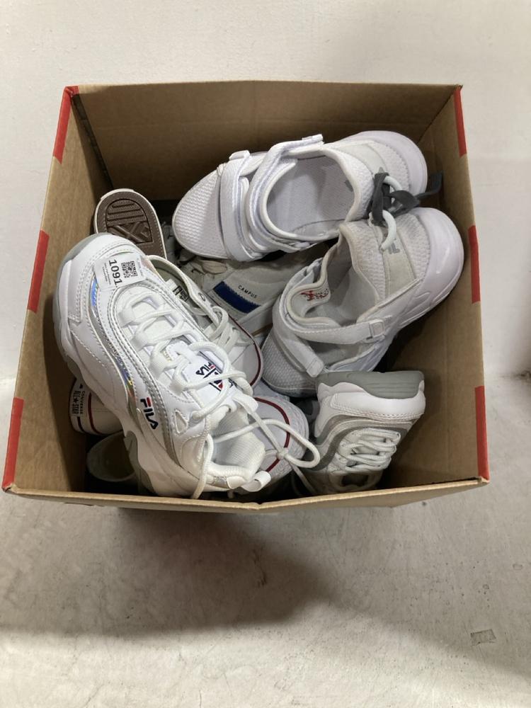 Lot 596  
            Chesterfield SR47 - Parcel Delivery Only 

                
QTY OF ASSORTED SHOES TO INCLUDE CHILDRENS ALL STAR CONVERSE SHOES IN SIZE 12.5 &...