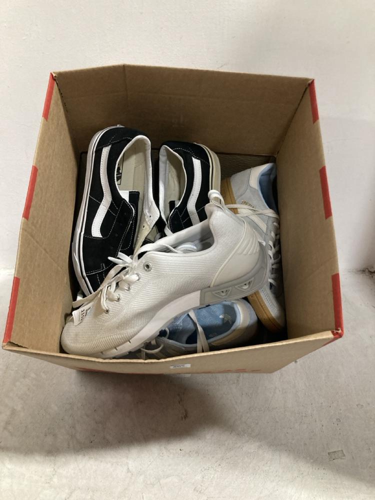 Lot 601  
            Chesterfield SR47 - Parcel Delivery Only 

                
QTY OF ASSORTED SHOES TO INCLUDE ADIDAS SPECIAL TRAINERS IN LIGHT BLUE SIZE 5.5 (... - Image 4