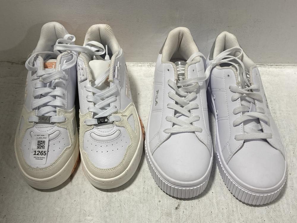 Lot 619  
            Chesterfield SR47 - Parcel Delivery Only 

                
QTY OF ASSORTED SHOES TO INCLUDE REEBOK TRAINERS IN WHITE SIZE 4 TO INCLUDE REEBO...