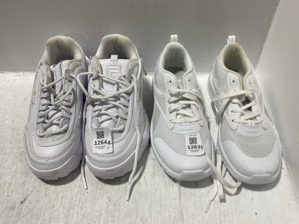 Lot 619  
            Chesterfield SR47 - Parcel Delivery Only 

                
QTY OF ASSORTED SHOES TO INCLUDE REEBOK TRAINERS IN WHITE SIZE 4 TO INCLUDE REEBO...