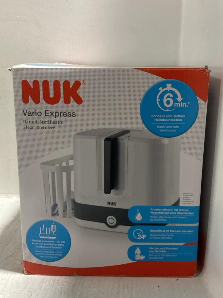 Lot 629  
            Chesterfield SR47 - Parcel Delivery Only 

                
3 X ASSORTED ITEMS TO INCLUDE NUKVARIO EXPRESS STEAM STERILISER (LOCATION: G6) - Image 2