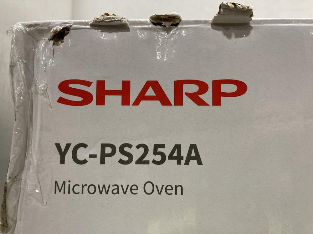 Lot 676  
            Chesterfield SR47 - Parcel Delivery Only 

                
SHARP 25L 900W MICROWAVE OVEN - MODEL NO. YC-PS254A (LOCATION: G7) - Image 4