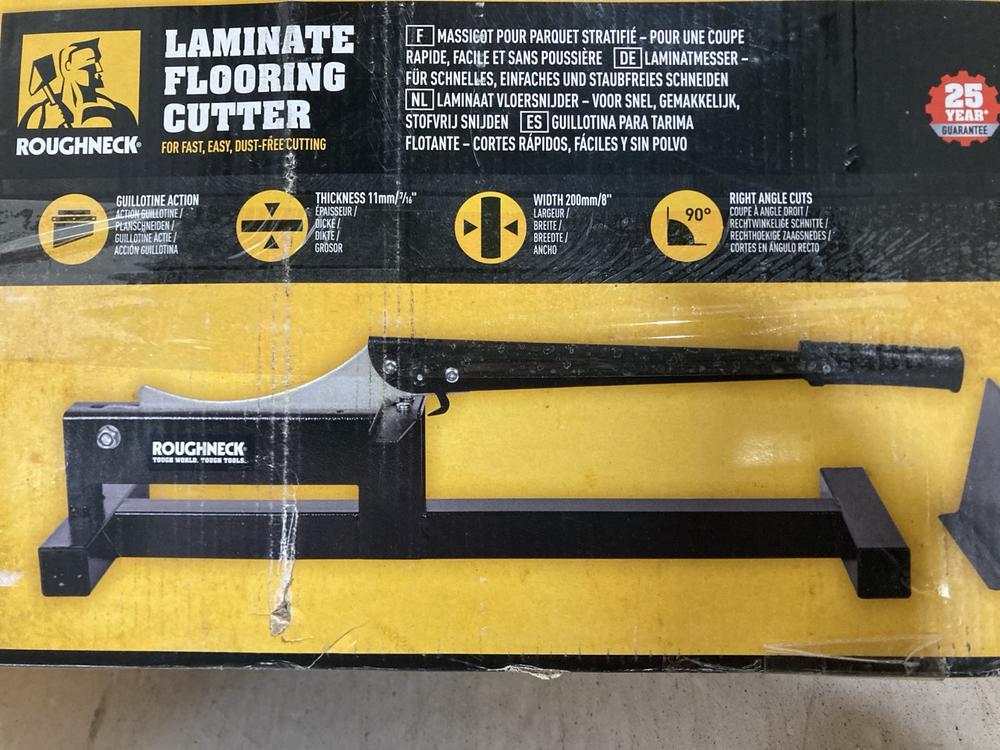 Lot 681  
            Chesterfield SR47 - Parcel Delivery Only 

                
ROUGHNECK LAMINATE FLOORING CUTTER (LOCATION: G8)