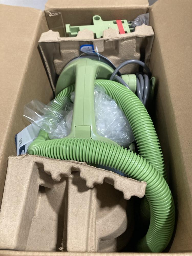 Lot 682  
            Chesterfield SR47 - Parcel Delivery Only 

                
BISSELL LITTLE GREEN PORTABLE CARPET AND UPHOLSTERY CLEANER ORIGINAL RRP £99 (LOC...