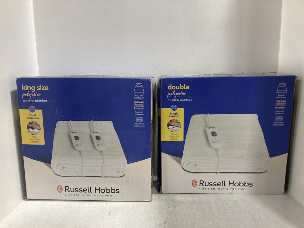 Lot 685  
            Chesterfield SR47 - Parcel Delivery Only 

                
4 X ASSORTED ELECTRIC BEDDING ITEMS TO INCLUDE ZANUSSI KING ELECTRIC MATTRESS PRO... - Image 3