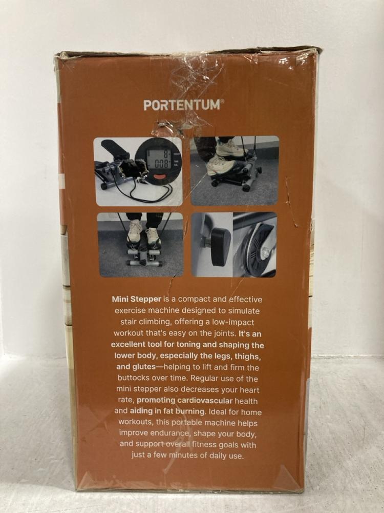 Lot 686  
            Chesterfield SR47 - Parcel Delivery Only 

                
PORTENTUM MINI STEPPER (LOCATION: G8)