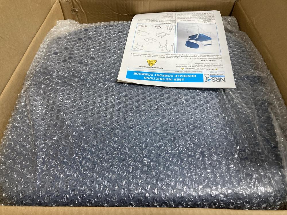 Lot 689  
            Chesterfield SR47 - Parcel Delivery Only 

                
2 X NRS HEALTHCARE DOVEDALE COMFORT COMMODE (LOCATION: G8)