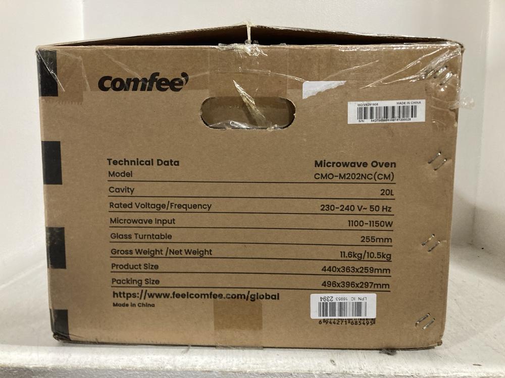 Lot 694  
            Chesterfield SR47 - Parcel Delivery Only 

                
COMFEE 20L 700W MICROWAVE OVEN - MODEL NO. CMO-M202NC (LOCATION: G8) - Image 3