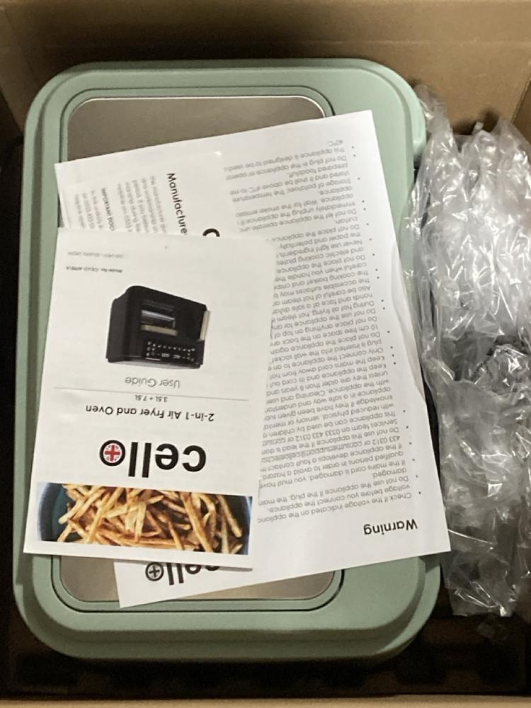 Lot 700  
            Chesterfield SR47 - Parcel Delivery Only 

                
CELLO 2 IN 1 AIRFRYER AND OVEN (LOCATION: G8) - Image 2
