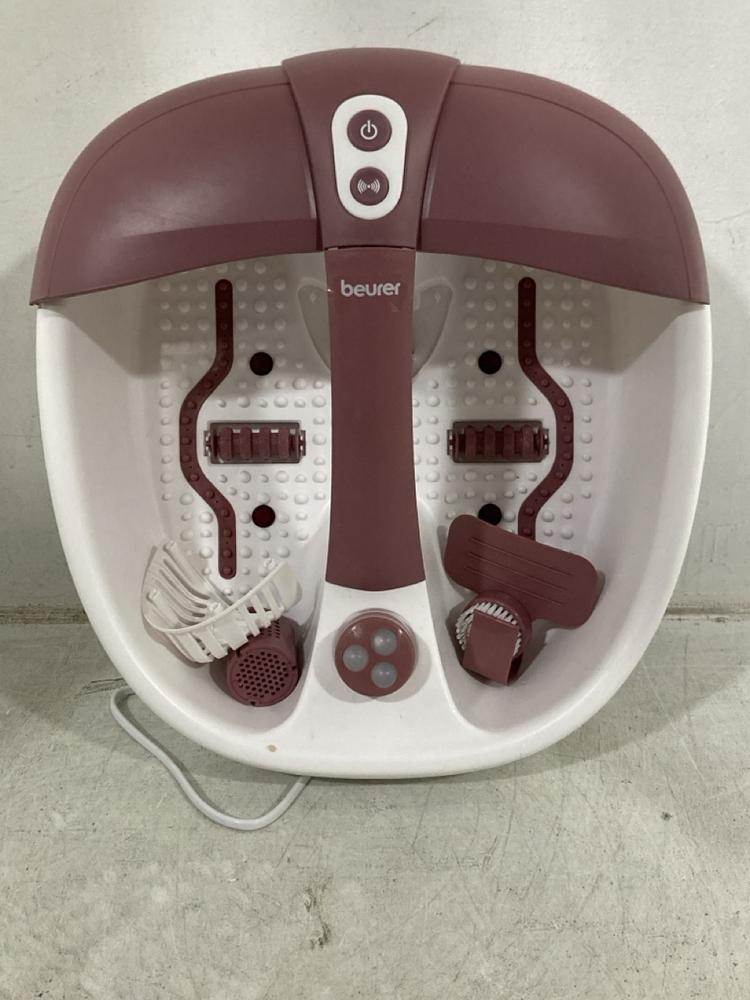 Lot 703  
            Chesterfield SR47 - Parcel Delivery Only 

                
BEURER WELLBEING FB 35 FOOT SPA (LOCATION: G9)