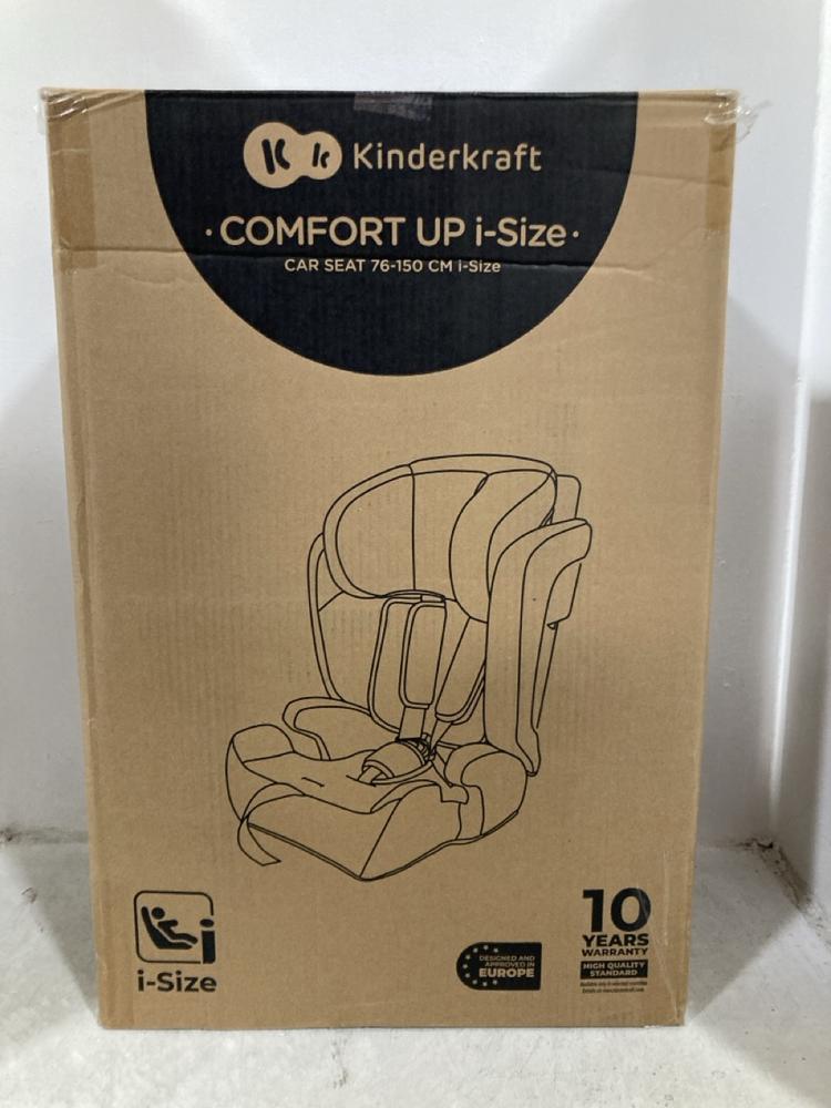 Lot 712  
            Chesterfield SR47 - Parcel Delivery Only 

                
KINDERKRAFT COMFORT UP I-SIZE CAR SEAT 76-150CM. (LOCATION: G9)
