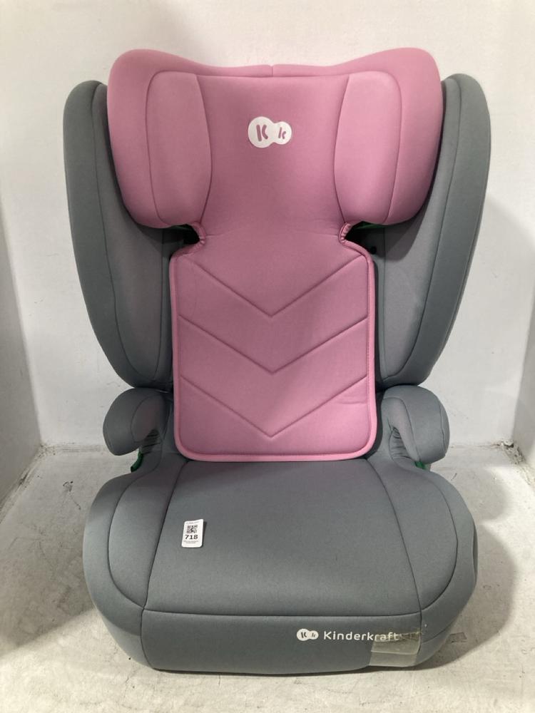 Lot 718  
            Chesterfield SR47 - Parcel Delivery Only 

                
KINDERKRAFT I-SPARK I-SIZE CAR SEAT 100-150CM. (LOCATION: G9)