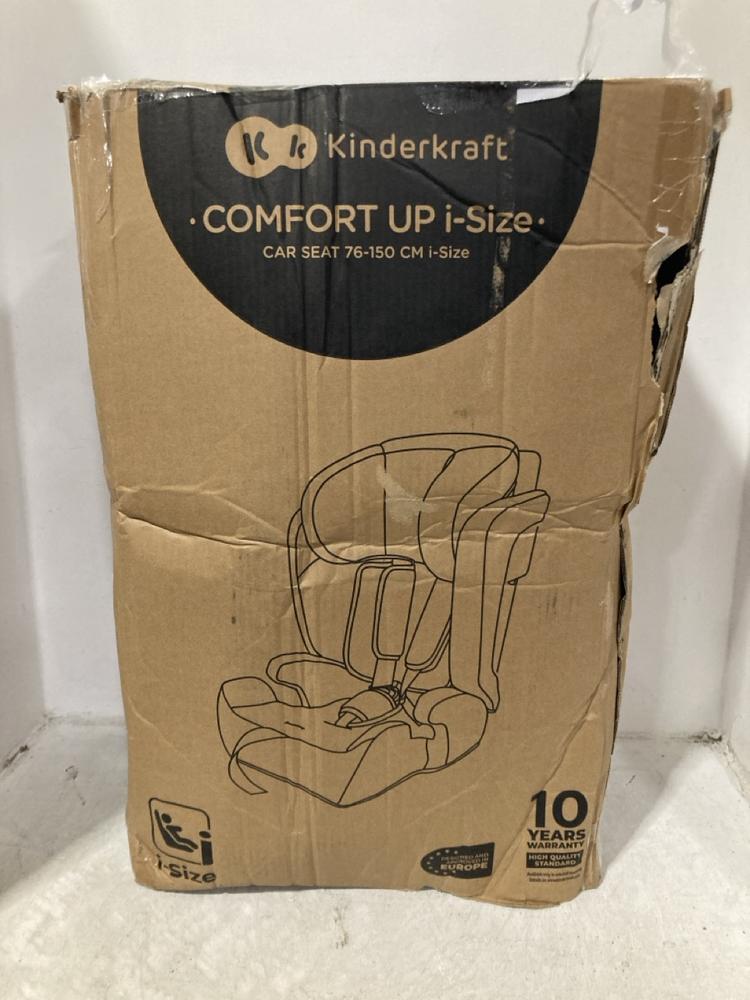 Lot 724  
            Chesterfield SR47 - Parcel Delivery Only 

                
KINDERKRAFT COMFORT UP I-SIZE CAR SEAT 76-150CM. (LOCATION: G9)