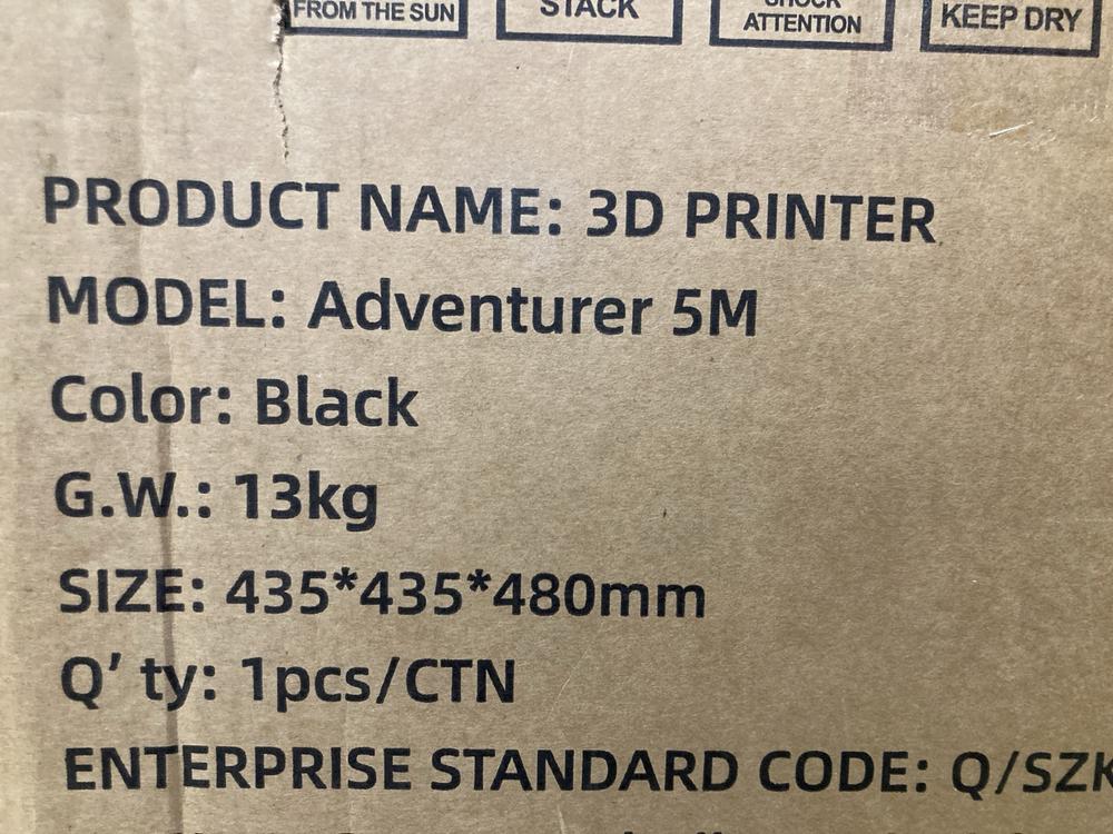 Lot 725  
            Chesterfield SR47 - Parcel Delivery Only 

                
FLASHFORCE ADVENTURER 3D PRINTER. (LOCATION: G9) - Image 4