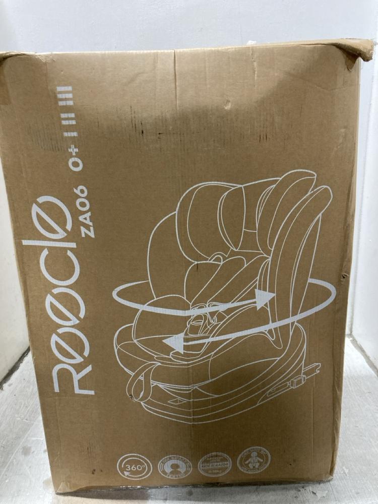 Lot 727  
            Chesterfield SR47 - Parcel Delivery Only 

                
ROOCLO ZA06 CHILD SAFETY CAR SEAT (LOCATION: G10)