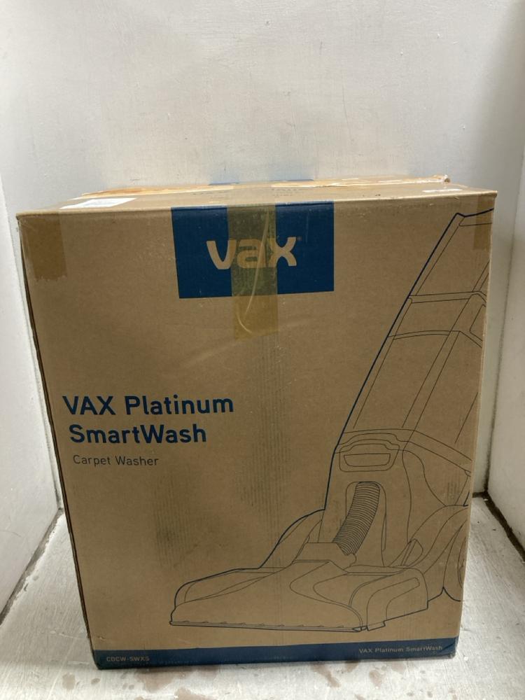 Lot 741  
            Chesterfield SR47 - Parcel Delivery Only 

                
VAX PLATINUM SMARTWASH CARPET WASHER (LOCATION: G10)