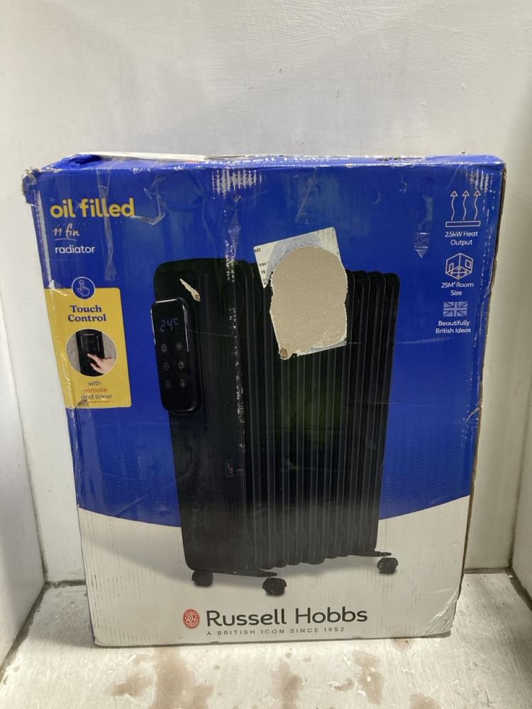 Lot 742  
            Chesterfield SR47 - Parcel Delivery Only 

                
RUSSELL HOBBS 11 FIN OIL FILLED RADIATOR (LOCATION: G10)