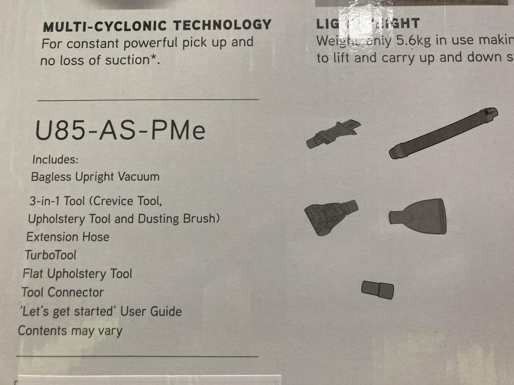 Lot 743  
            Chesterfield SR47 - Parcel Delivery Only 

                
VAX AIR STRETH PET MAX UPRIGHT VACUUM CLEANER (LOCATION: G10) - Image 3