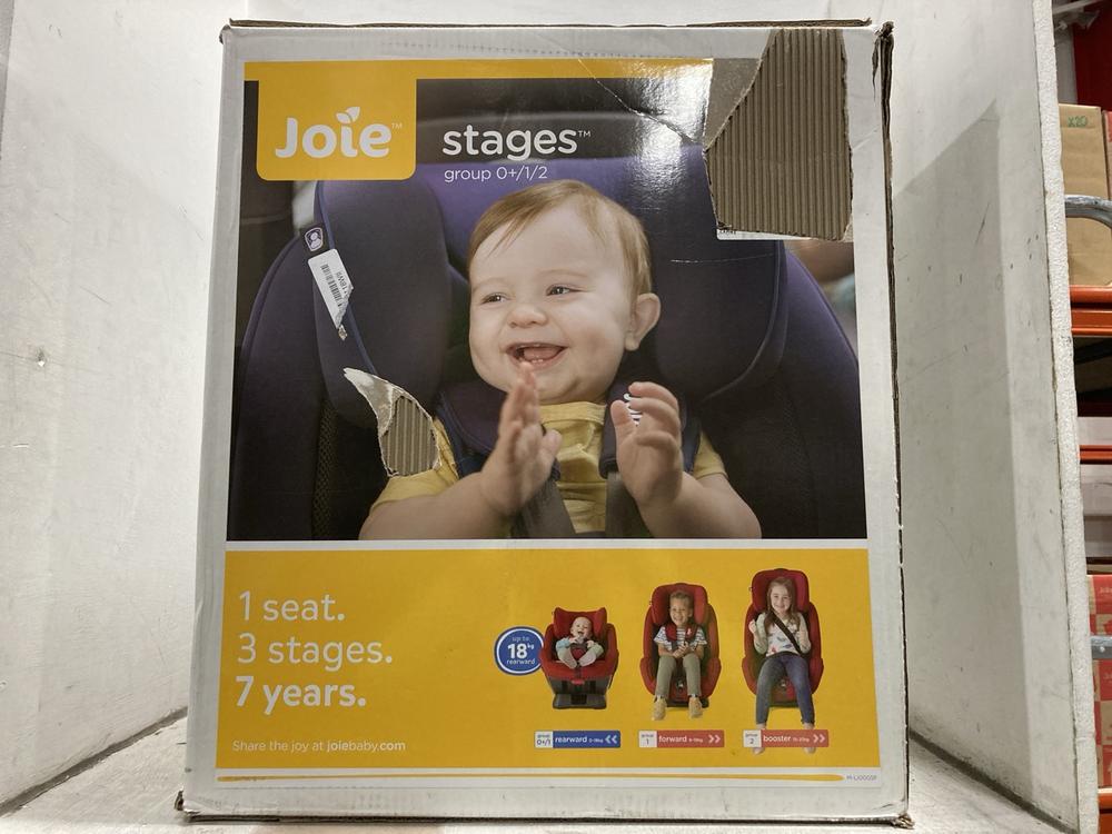 Lot 745  
            Chesterfield SR47 - Parcel Delivery Only 

                
JOIE STAGES GROUP 0+/1/2 CAR SEAT (LOCATION: G10)
