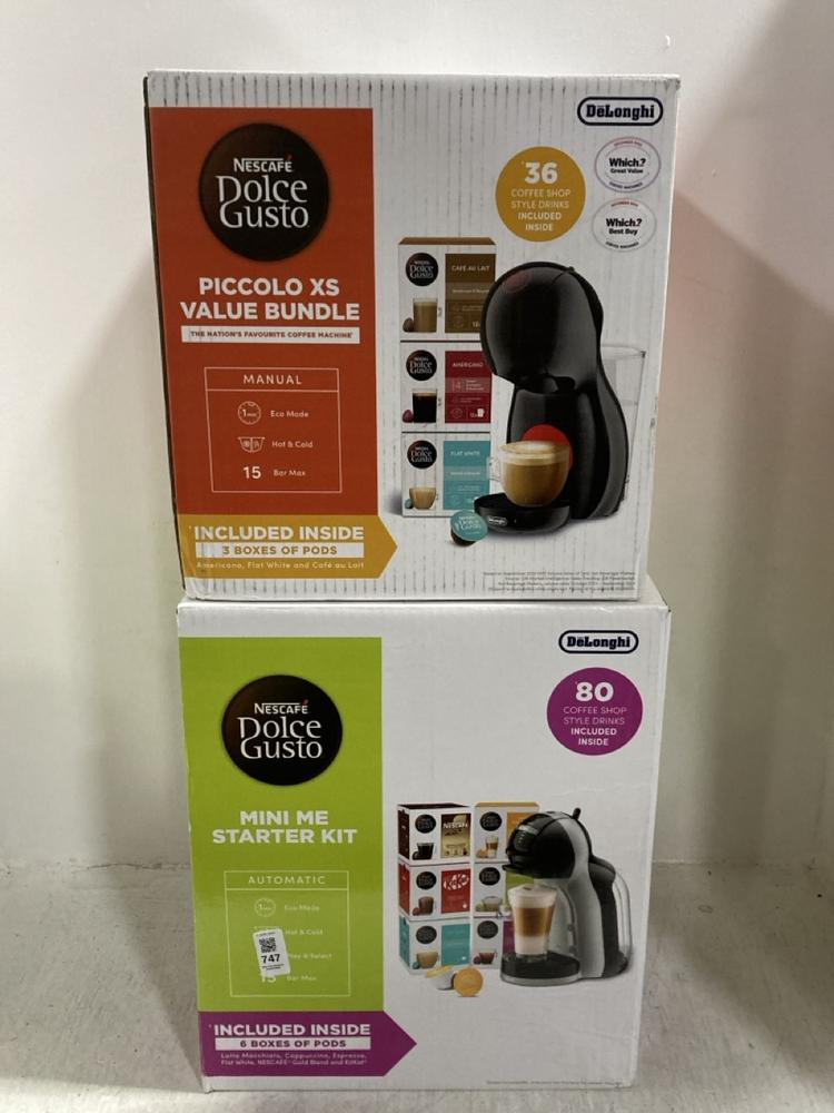 Lot 747  
            Chesterfield SR47 - Parcel Delivery Only 

                
NESCAFE DOLCE GUSTO MINI ME STARTER KIT TO INCLUDE NESCAFE DOLCE GUSTO PICCOLO XS...