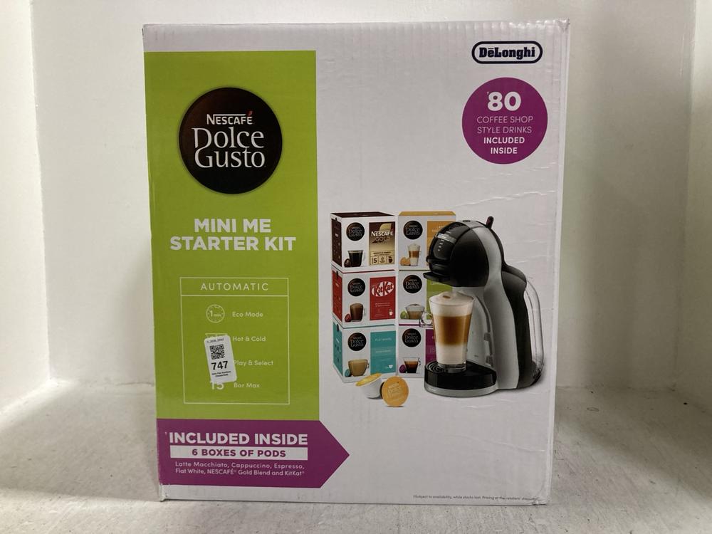 Lot 747  
            Chesterfield SR47 - Parcel Delivery Only 

                
NESCAFE DOLCE GUSTO MINI ME STARTER KIT TO INCLUDE NESCAFE DOLCE GUSTO PICCOLO XS... - Image 3