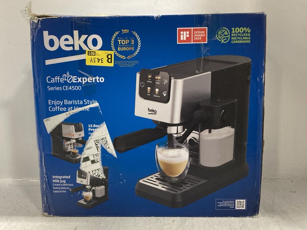 Lot 751  
            Chesterfield SR47 - Parcel Delivery Only 

                
BEKO SERIES CE4500 CAFFEE EXPERTO COFFEE MACHINE. (LOCATION: G11)