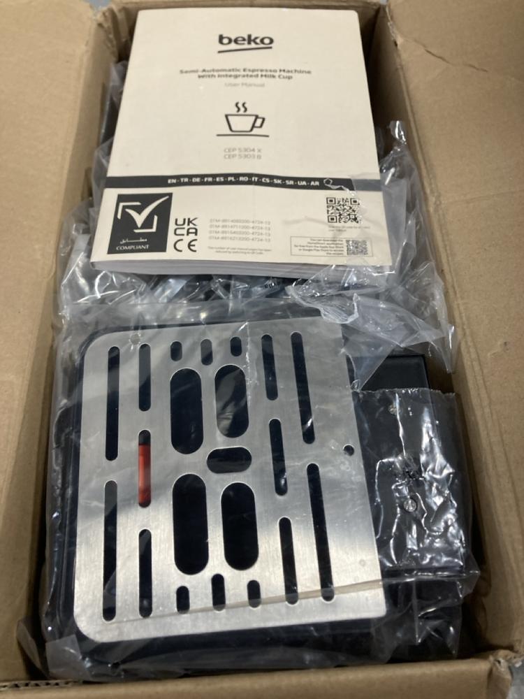 Lot 751  
            Chesterfield SR47 - Parcel Delivery Only 

                
BEKO SERIES CE4500 CAFFEE EXPERTO COFFEE MACHINE. (LOCATION: G11)