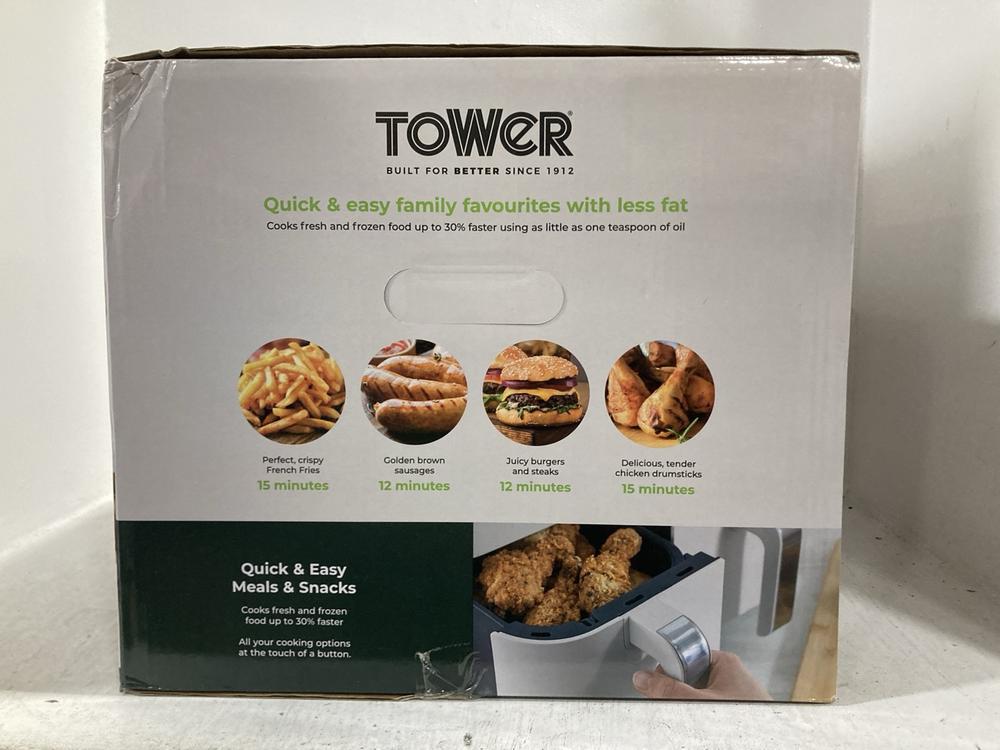 Lot 753  
            Chesterfield SR47 - Parcel Delivery Only 

                
TOWER VORTX WHITE 8.5L AIR FRYER. (LOCATION: G11) - Image 4