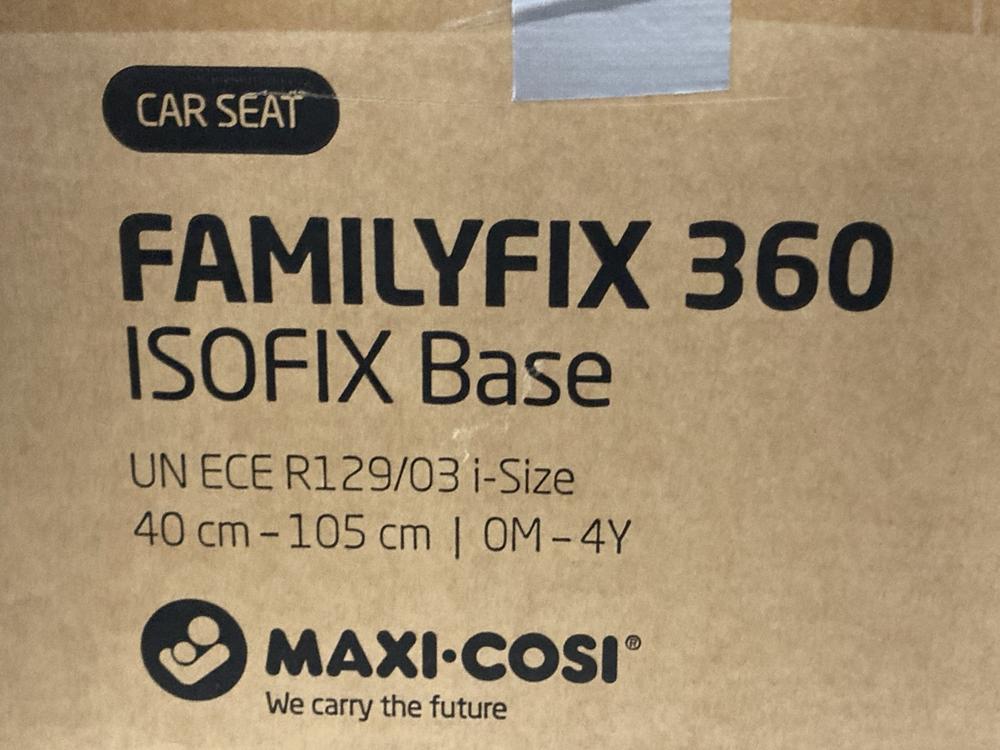 Lot 756  
            Chesterfield SR47 - Parcel Delivery Only 

                
MAXI-COSI FAMILYFIX 360 ISOFIX BASE 0M-4Y. (LOCATION: G11) - Image 4