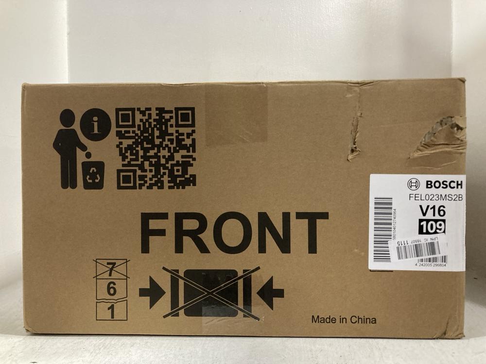 Lot 757  
            Chesterfield SR47 - Parcel Delivery Only 

                
BOSCH FEL023MS2B MICROWAVE OVEN. (LOCATION: G11)