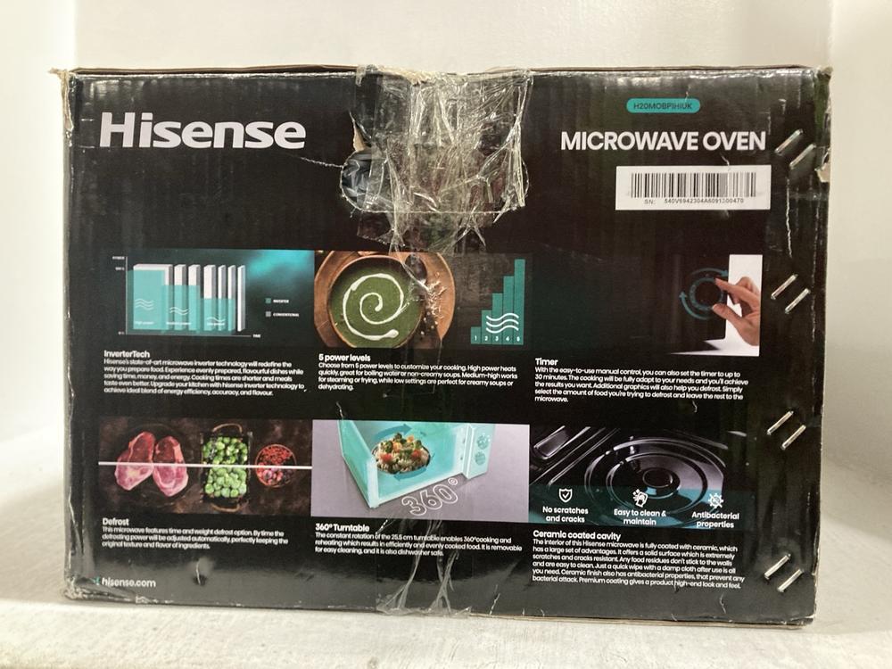 Lot 764  
            Chesterfield SR47 - Parcel Delivery Only 

                
HISENSE MICROWAVE OVEN. (LOCATION: G11) - Image 3