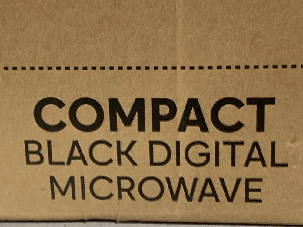 Lot 765  
            Chesterfield SR47 - Parcel Delivery Only 

                
RUSSELL HOBBS RHM2076B-AZ COMPACT DIGITAL MICROWAVE. (LOCATION: G11)