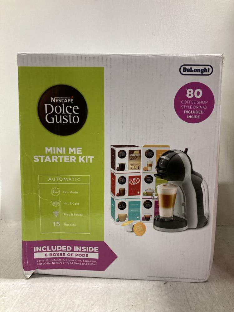 Lot 768  
            Chesterfield SR47 - Parcel Delivery Only 

                
NESCAFE DOLCE GUSTO MINI ME STARTER KIT TO INCLUDE NESCAFE DOLCE GUSTO PICCOLO XS... - Image 3