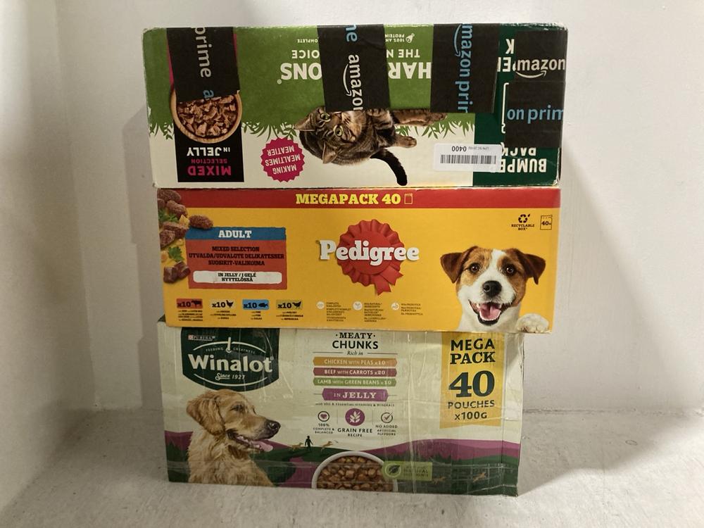 Lot 771  
            Chesterfield SR47 - Parcel Delivery Only 

                
6 X ASSORTED PET FOOD ITEMS TO INCLUDE NATURES MENU COUNTRY HUNTER SUPER FOOD SEL... - Image 2