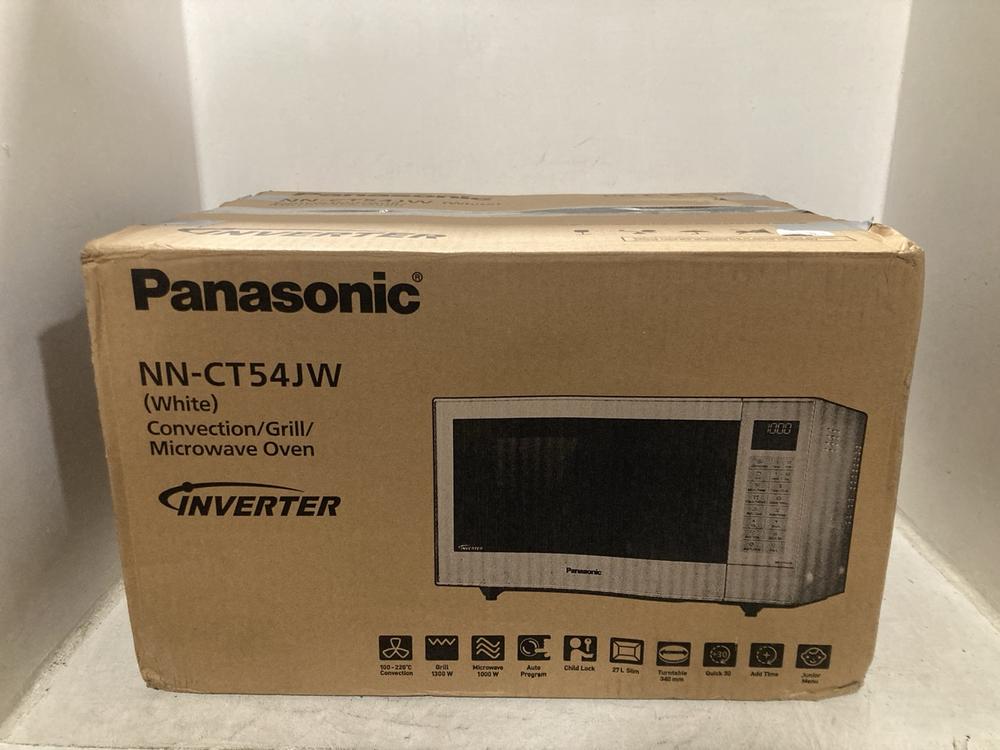 Lot 916  
            Chesterfield SR47 - Parcel Delivery Only 

                
PANASONIC 25L 1000W MICROWAVE OVEN (LOCATION: H3)