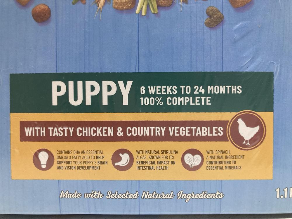 Lot 919  
            Chesterfield SR47 - Parcel Delivery Only 

                
5 X PURINA BAKERS SUPERFOODS PUPPY DRY FOOD (5 X 1.1KG) - BB 04/26 TOTAL ORIGINAL... - Image 2