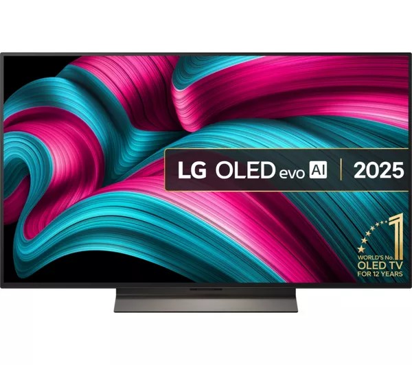Lot 10  
            Chesterfield Tech - Collection or Optional Delivery Available 

                
LG OLED EVO AI 4K 48" TV (ORIGINAL RRP - £1299): MODEL NO OLED48C56LB (WITH BOX)....