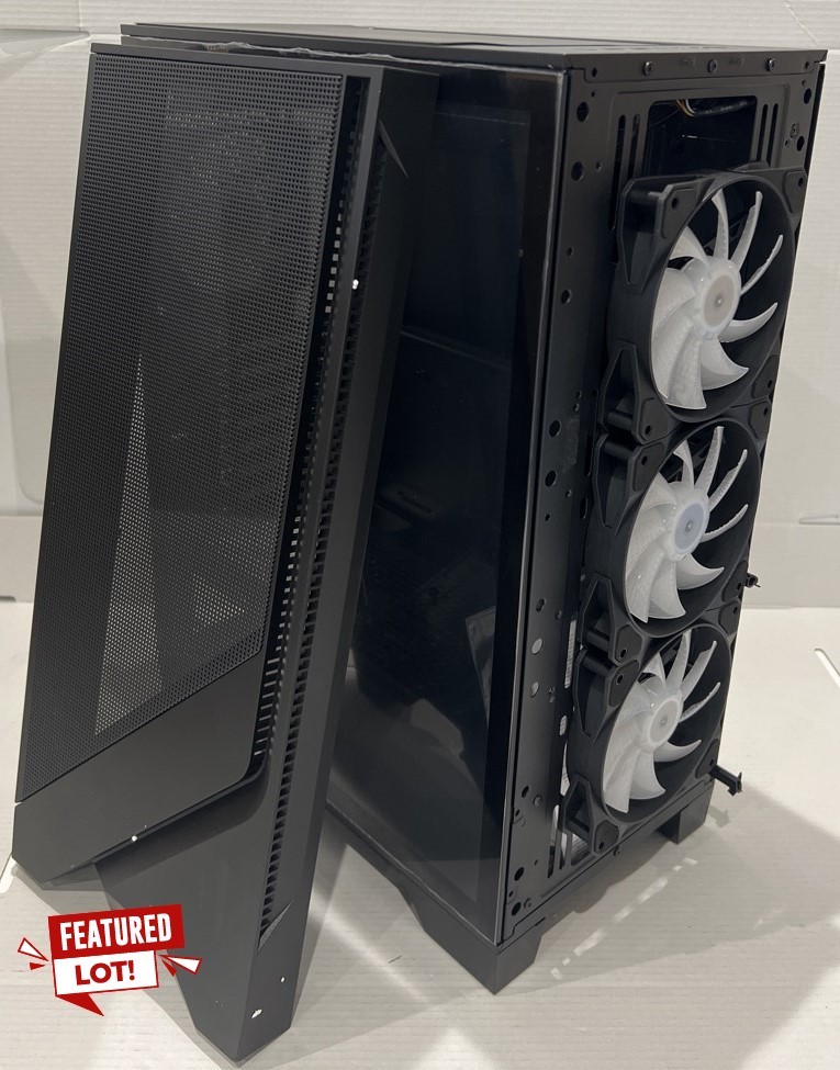 Lot 14  
            Chesterfield Tech - Collection or Optional Delivery Available 

                
MSI MAG FORGE 120A AIRFLOW GAMING PC CASE. (WITH BOX) [JPTC88531] (LOCATION: TECH)