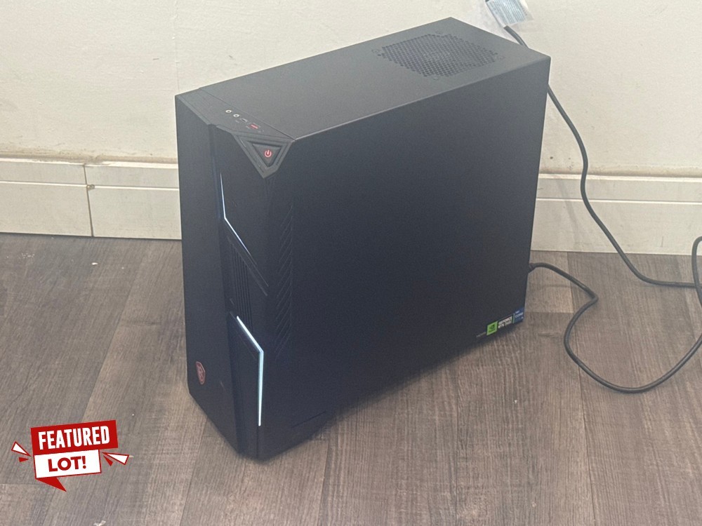 Lot 18  
            Chesterfield Tech - Collection or Optional Delivery Available 

                
MSI CUSTOM BUILT NA PC. (WITH BOX NO SSD OR HDD). 16 GB RAM, , RTX 4060 [JPTC8852...