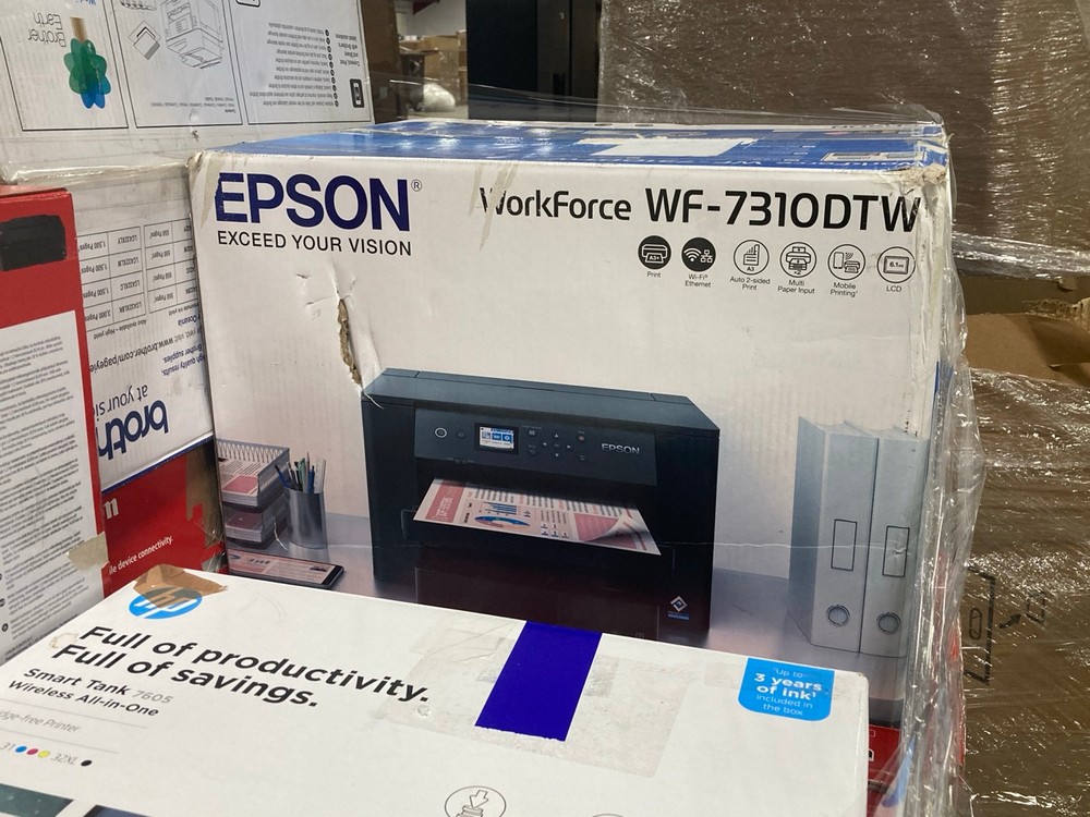 Lot 37  
            Chesterfield Tech - Collection or Optional Delivery Available 

                
PALLET OF ASSORTED PRINTERS. [JPTC88043] (LOCATION: TECH) (KERBSIDE PALLET DELIVERY)