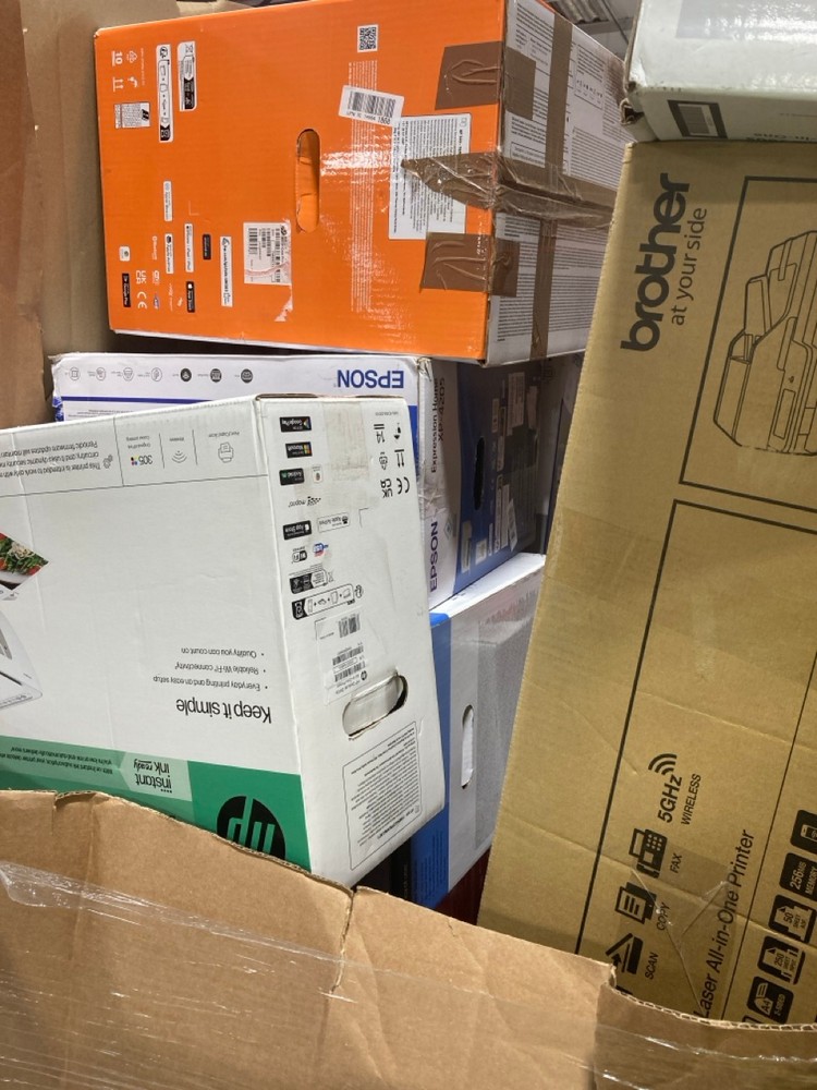 Lot 38  
            Chesterfield Tech - Collection or Optional Delivery Available 

                
PALLET OF ASSORTED PRINTERS. [JPTC88039] (LOCATION: TECH) (KERBSIDE PALLET DELIVERY)