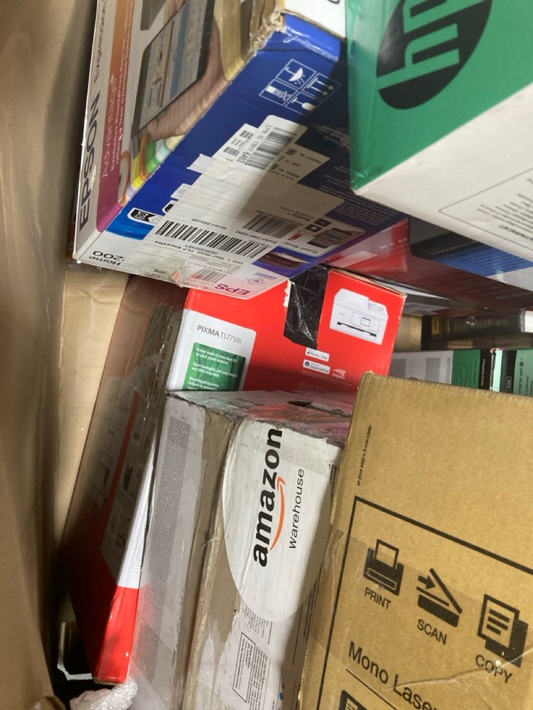 Lot 38  
            Chesterfield Tech - Collection or Optional Delivery Available 

                
PALLET OF ASSORTED PRINTERS. [JPTC88039] (LOCATION: TECH) (KERBSIDE PALLET DELIVERY)