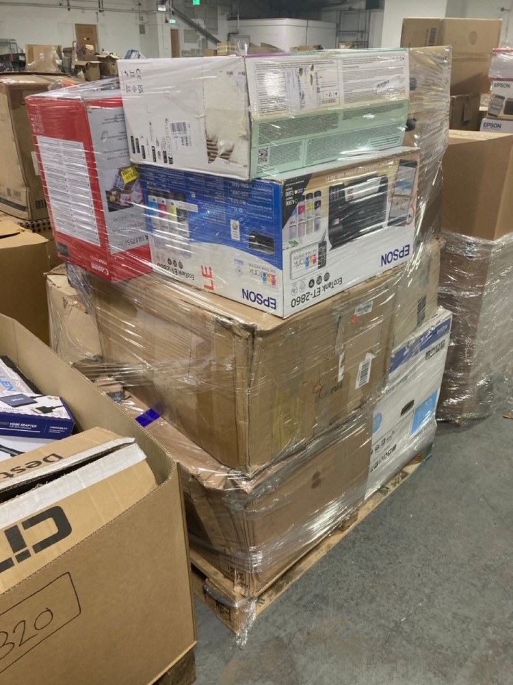 Lot 39  
            Chesterfield Tech - Collection or Optional Delivery Available 

                
PALLET OF ASSORTED PRINTERS. [JPTC88046] (LOCATION: TECH) (KERBSIDE PALLET DELIVERY)