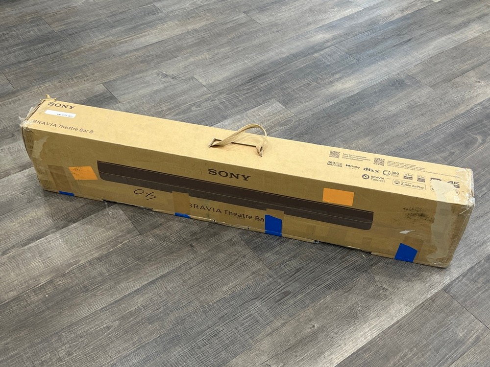 Lot 3  
            Chesterfield Tech - Collection or Optional Delivery Available 

                
SONY HT-A8000 SOUND BAR (ORIGINAL RRP - £999.00) IN BLACK. (WITH BOX) [JPTC89121]...