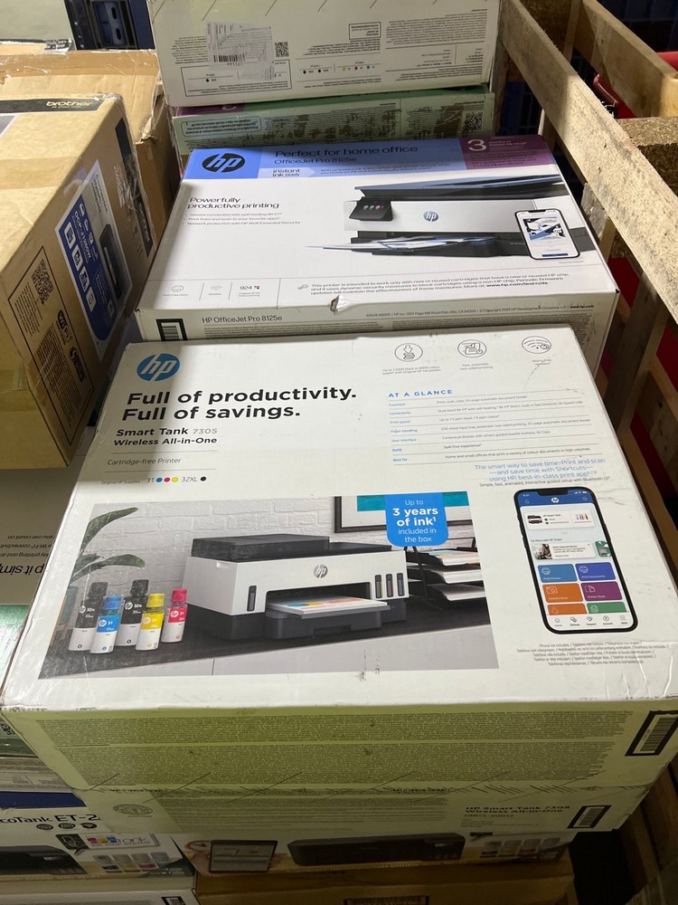 Lot 42  
            Chesterfield Tech - Collection or Optional Delivery Available 

                
PALLET OF ASSORTED PRINTERS. [JPTC89160] (LOCATION: TECH) (KERBSIDE PALLET DELIVERY)