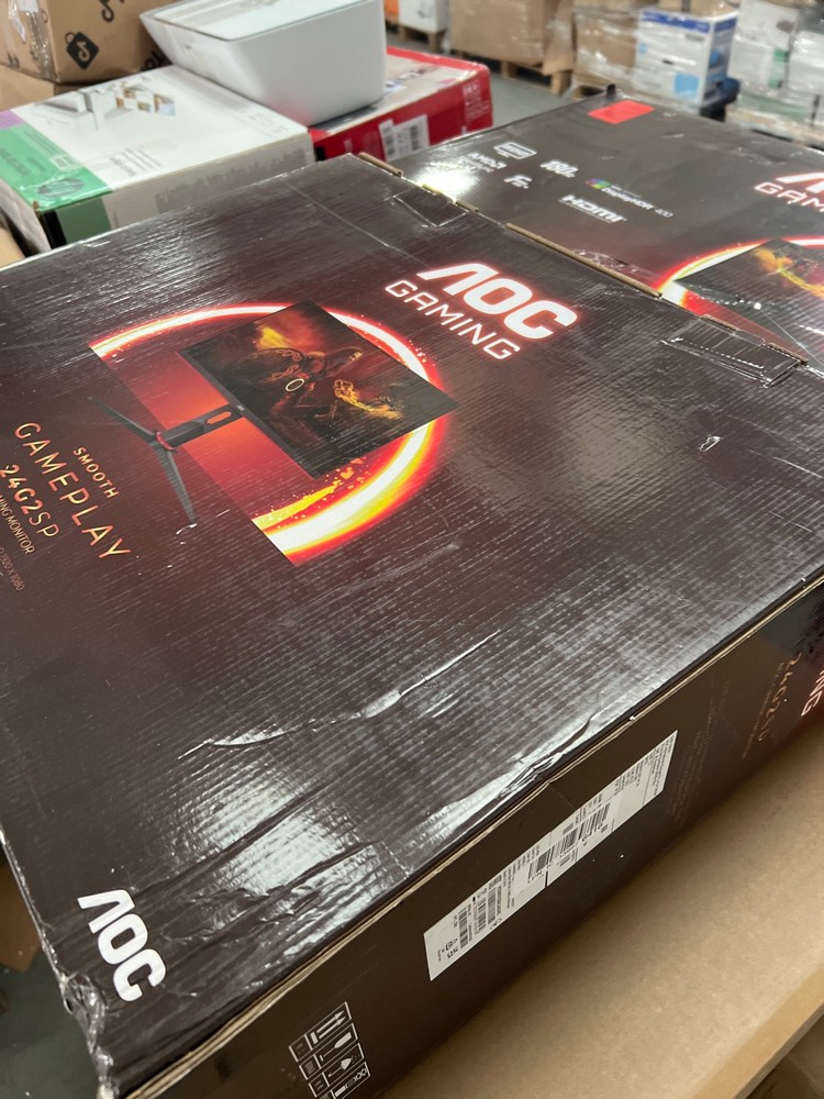 Lot 43  
            Chesterfield Tech - Collection or Optional Delivery Available 

                
PALLET OF UNTESTED MONITORS. [JPTC89157] (LOCATION: TECH) (KERBSIDE PALLET DELIVERY)