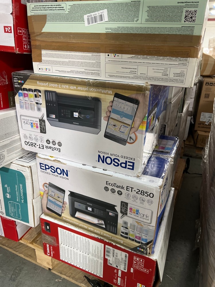 Lot 44  
            Chesterfield Tech - Collection or Optional Delivery Available 

                
PALLET OF ASSORTED PRINTERS. [JPTC89159] (LOCATION: TECH) (KERBSIDE PALLET DELIVERY)