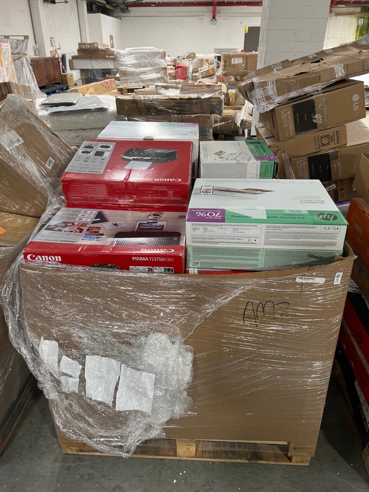 Lot 46  
            Chesterfield Tech - Collection or Optional Delivery Available 

                
PALLET OF ASSORTED PRINTERS. [JPTC89162] (LOCATION: TECH) (KERBSIDE PALLET DELIVERY)