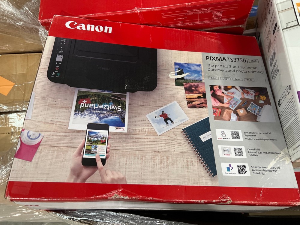 Lot 46  
            Chesterfield Tech - Collection or Optional Delivery Available 

                
PALLET OF ASSORTED PRINTERS. [JPTC89162] (LOCATION: TECH) (KERBSIDE PALLET DELIVERY)