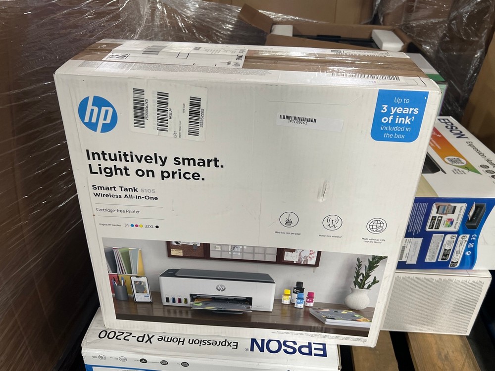 Lot 53  
            Chesterfield Tech - Collection or Optional Delivery Available 

                
PALLET OF ASSORTED PRINTERS. [JPTC89161] (LOCATION: TECH) (KERBSIDE PALLET DELIVERY)